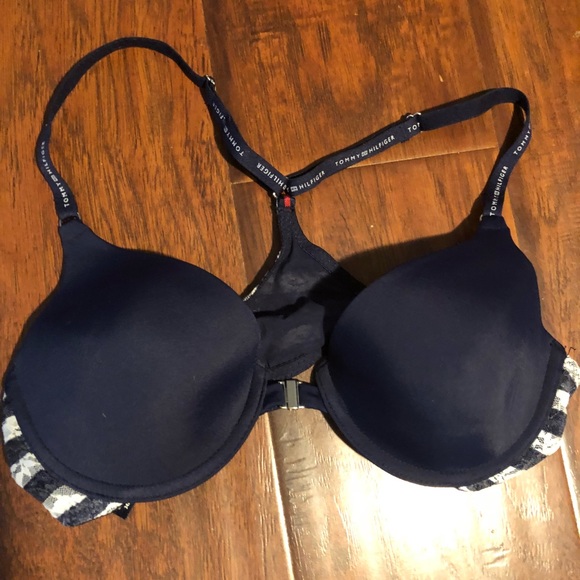 Tommy Hilfiger Other - Tommy Hilfiger 34B Navy Blue Lace Strap Bra
